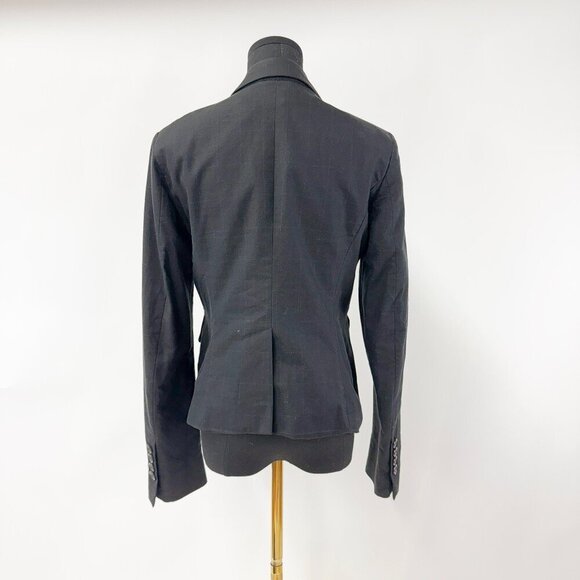 SPORTMAX COTTON BLACK BLAZER WITH BUTTONS - Picture 3 of 10